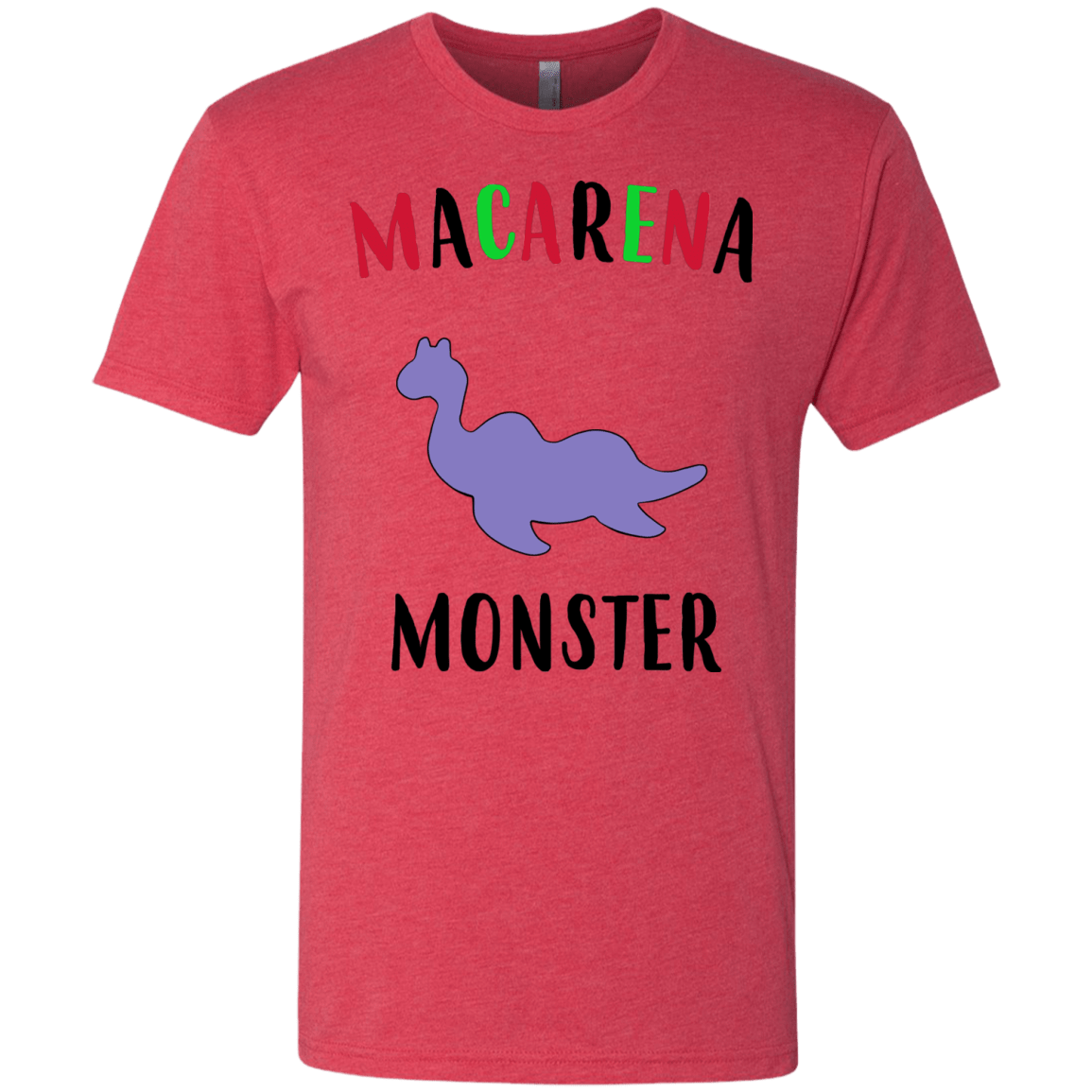 T-Shirts Vintage Red / S Macarena Monster Men's Triblend T-Shirt