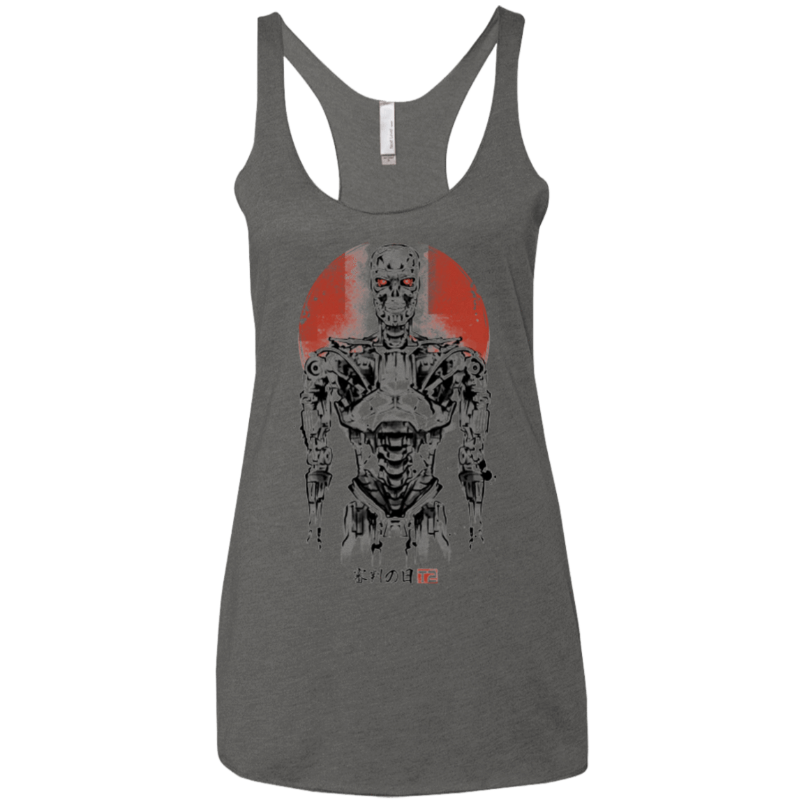 T-Shirts Premium Heather / X-Small Machine Women's Triblend Racerback Tank