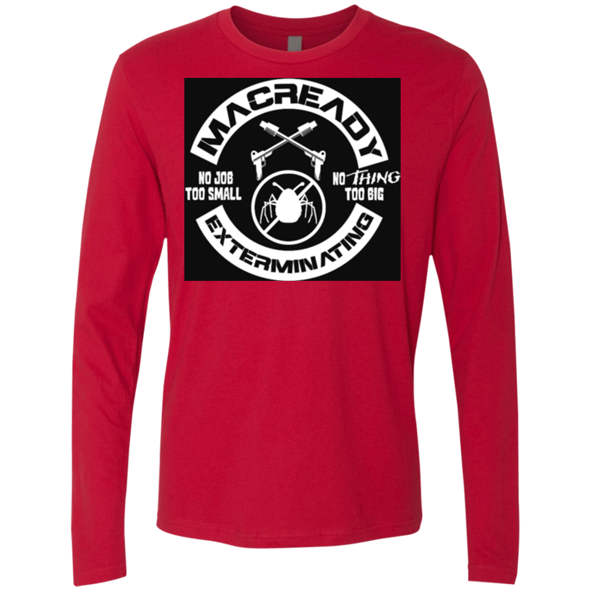 T-Shirts Red / Small Macready V6 Men's Premium Long Sleeve