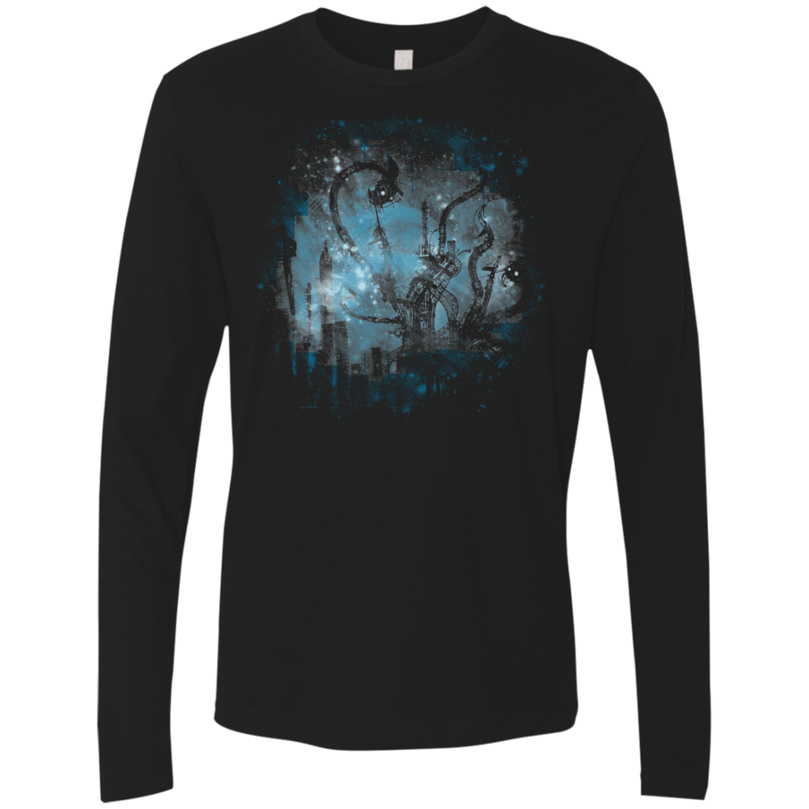 T-Shirts Black / S Mad Factory Men's Premium Long Sleeve