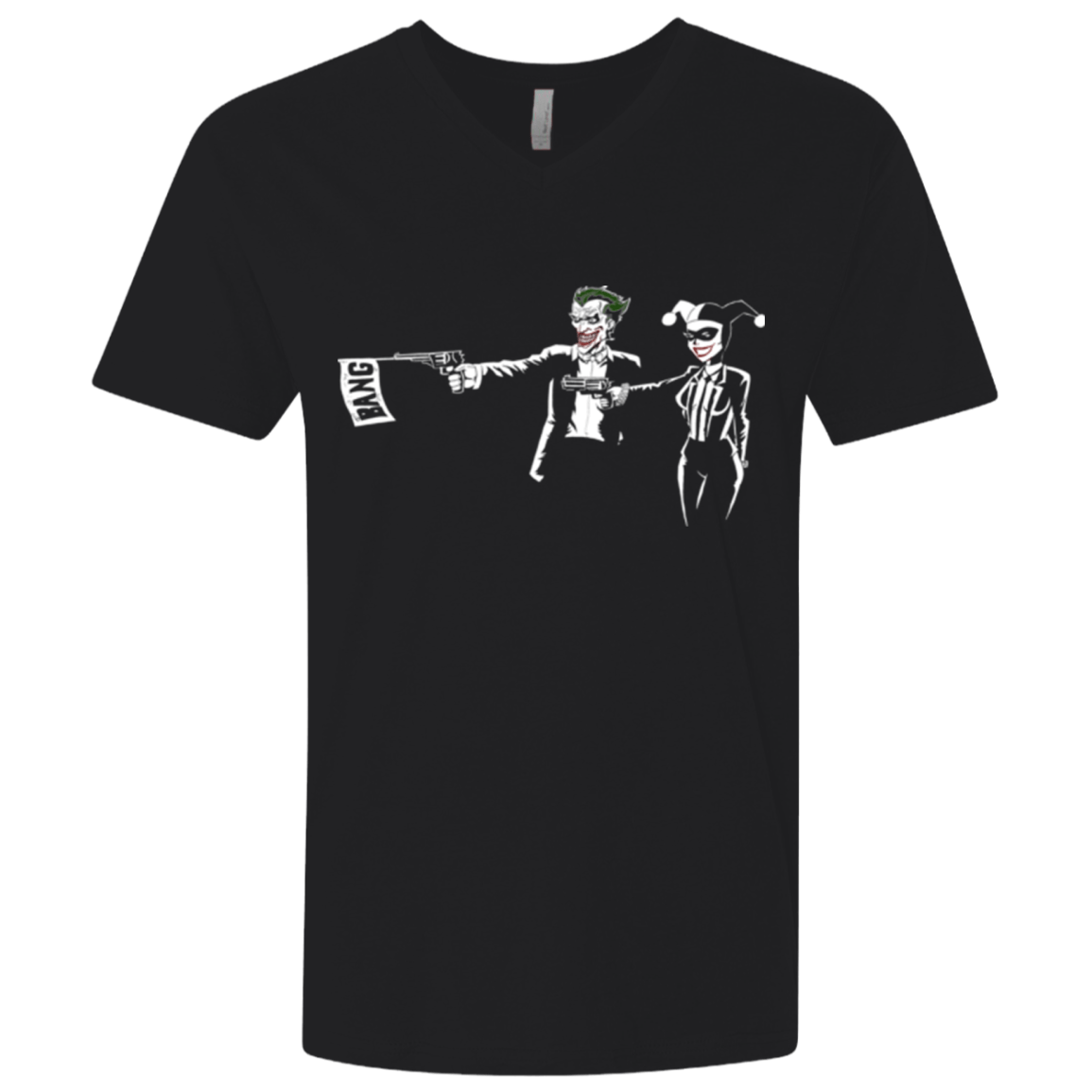 T-Shirts Black / X-Small Mad Fiction Men's Premium V-Neck