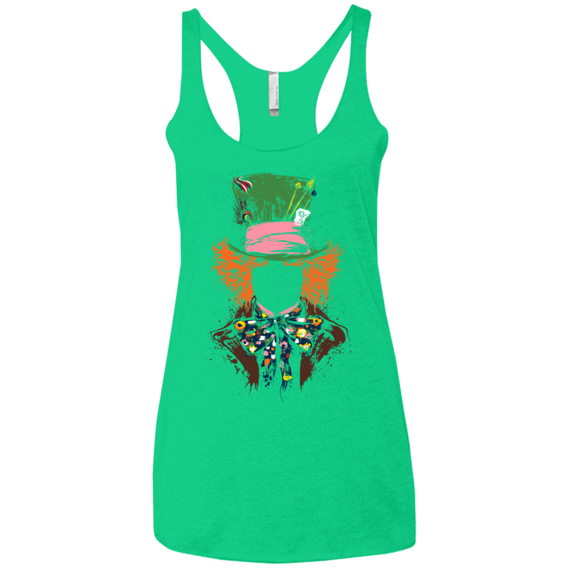 Mad Hatter Women's Triblend Racerback Tank