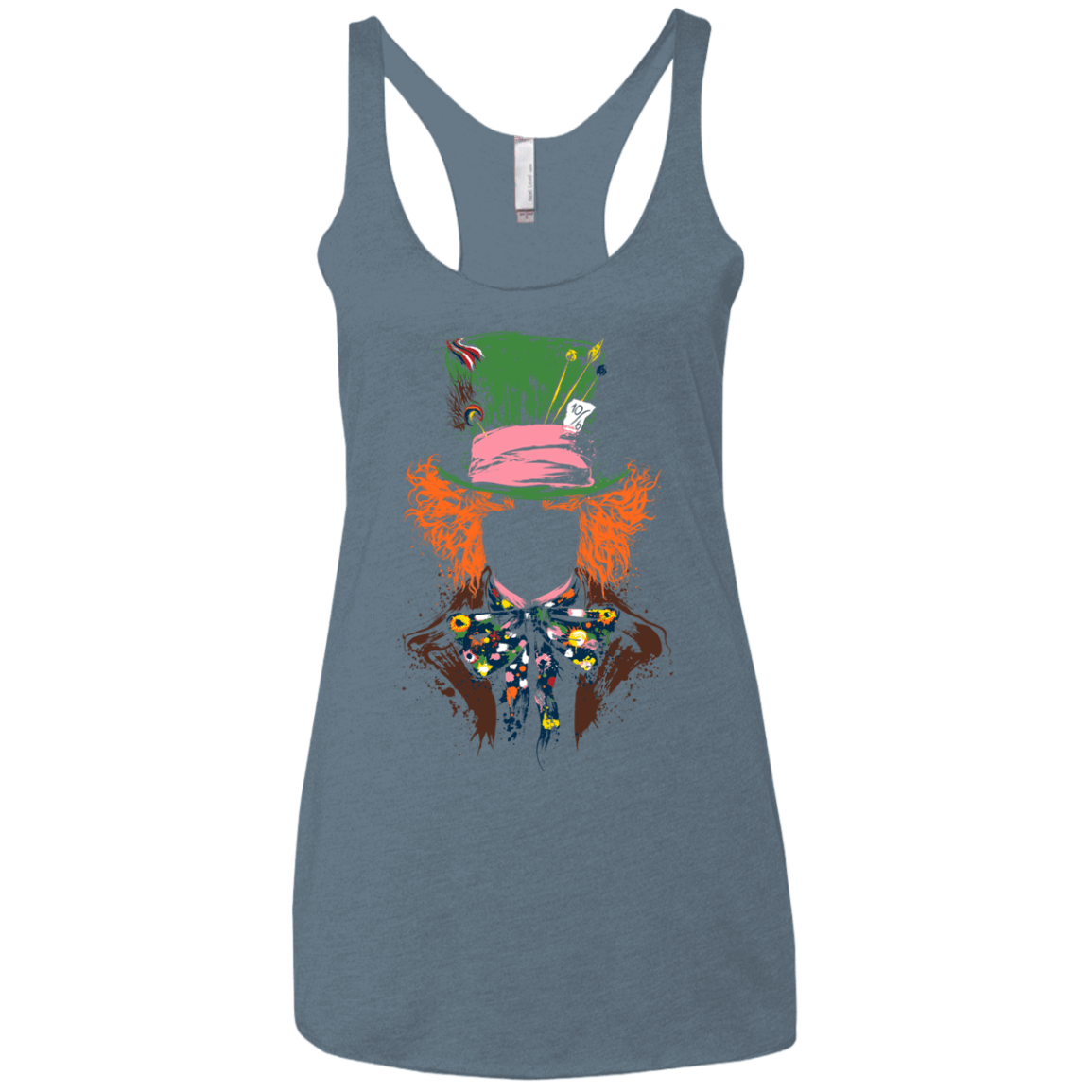 Mad Hatter Women's Triblend Racerback Tank