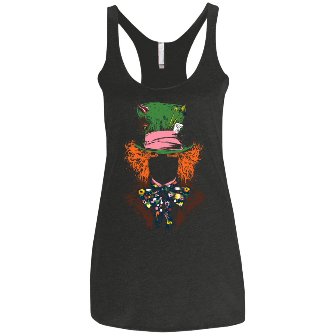 Mad Hatter Women's Triblend Racerback Tank