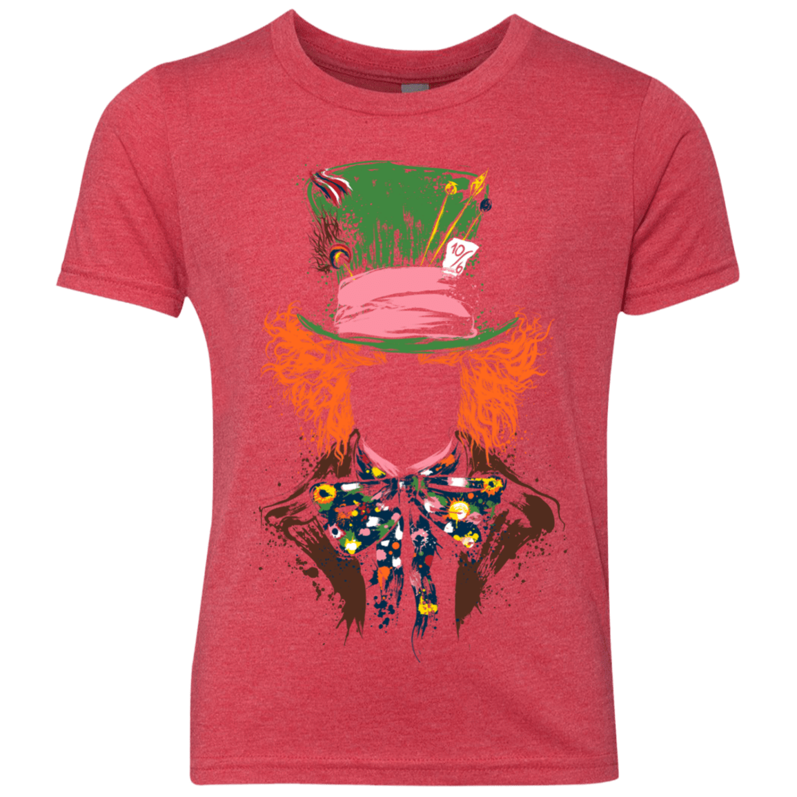 T-Shirts Vintage Red / YXS Mad Hatter Youth Triblend T-Shirt