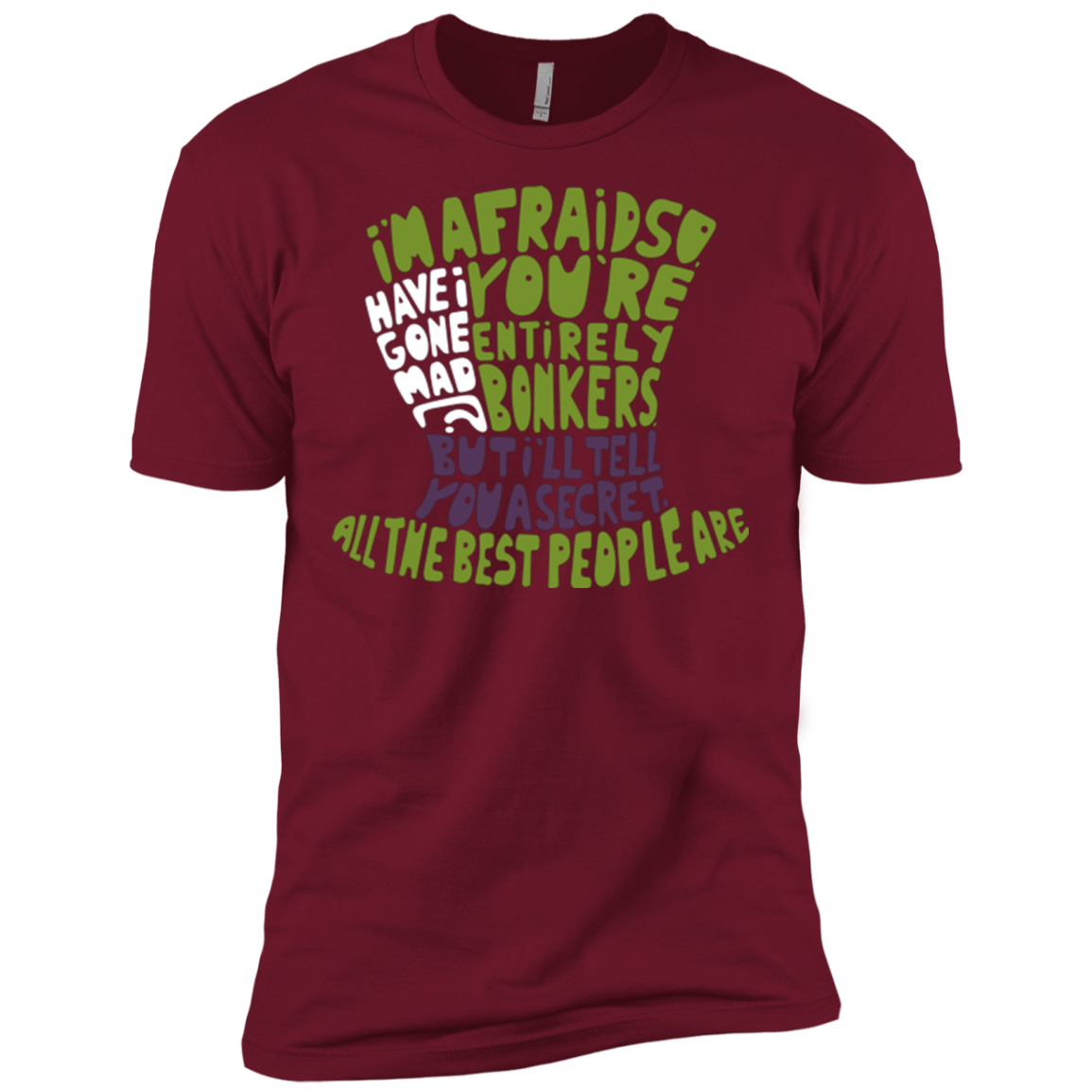 T-Shirts Cardinal / X-Small MAD HATTER2 Men's Premium T-Shirt