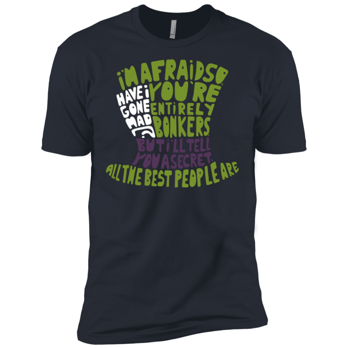 T-Shirts Indigo / X-Small MAD HATTER2 Men's Premium T-Shirt