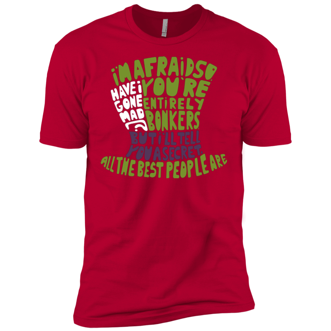 T-Shirts Red / X-Small MAD HATTER2 Men's Premium T-Shirt