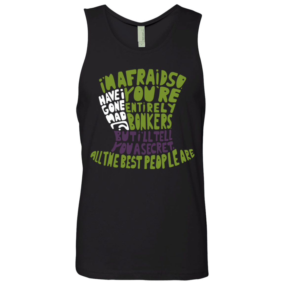 T-Shirts Black / Small MAD HATTER2 Men's Premium Tank Top