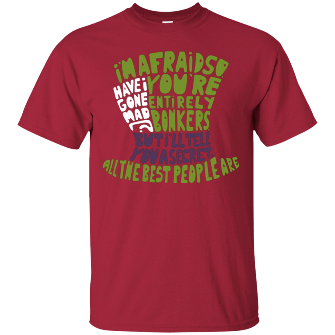 T-Shirts Cardinal / Small MAD HATTER2 T-Shirt