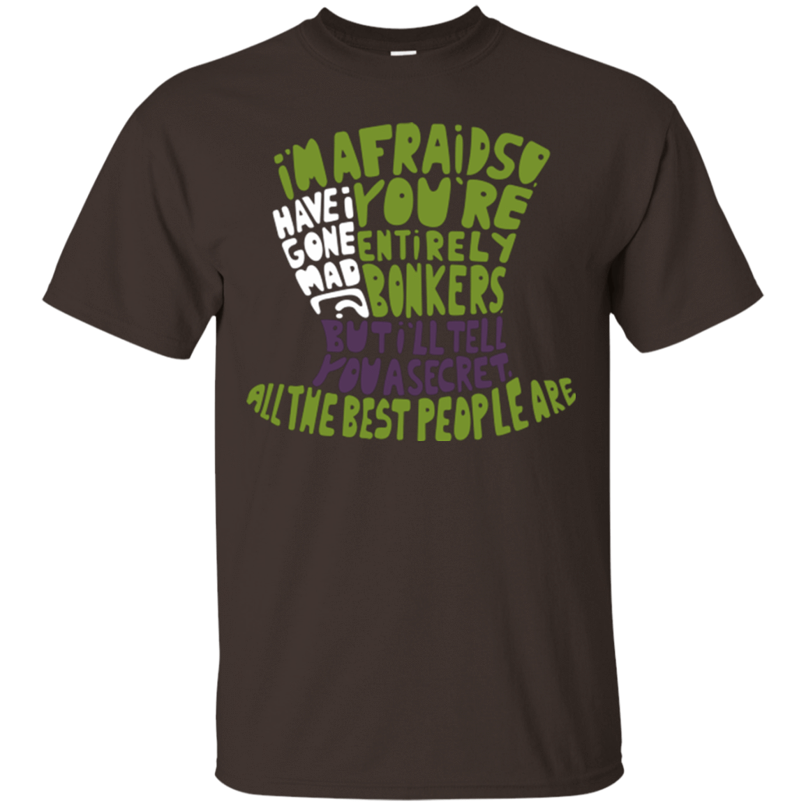 T-Shirts Dark Chocolate / Small MAD HATTER2 T-Shirt