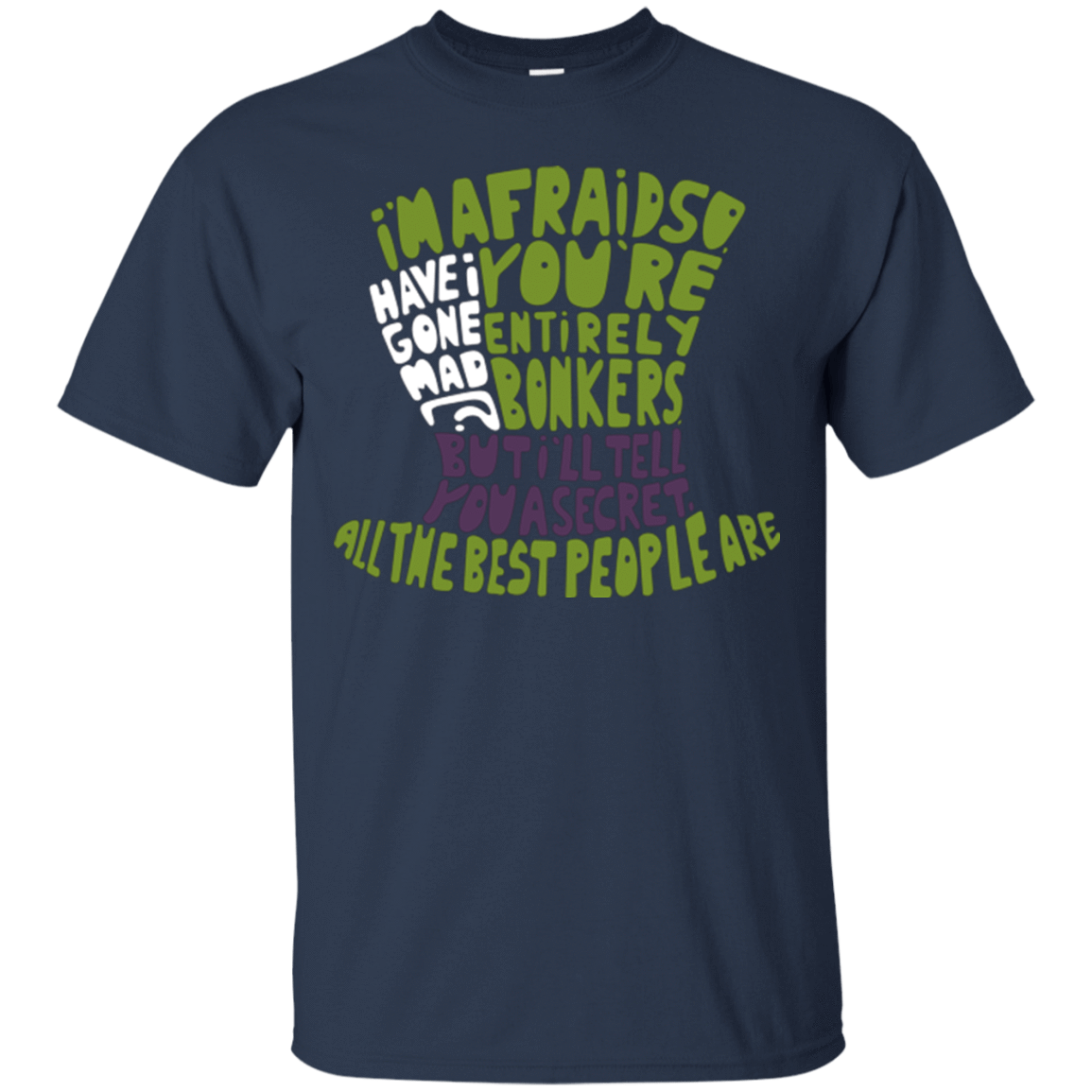 T-Shirts Navy / Small MAD HATTER2 T-Shirt