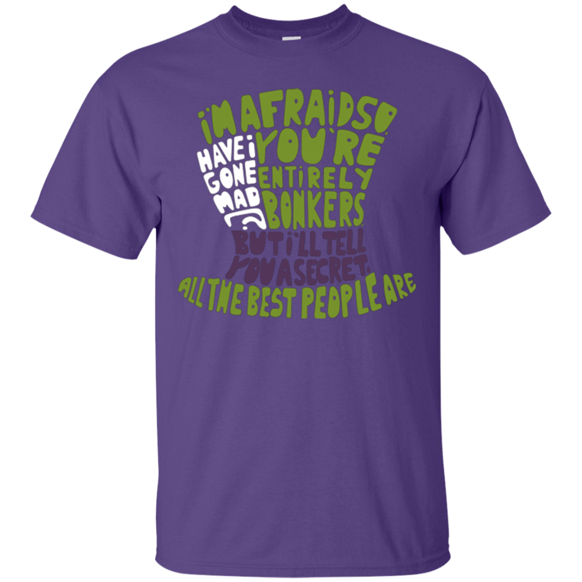 T-Shirts Purple / Small MAD HATTER2 T-Shirt