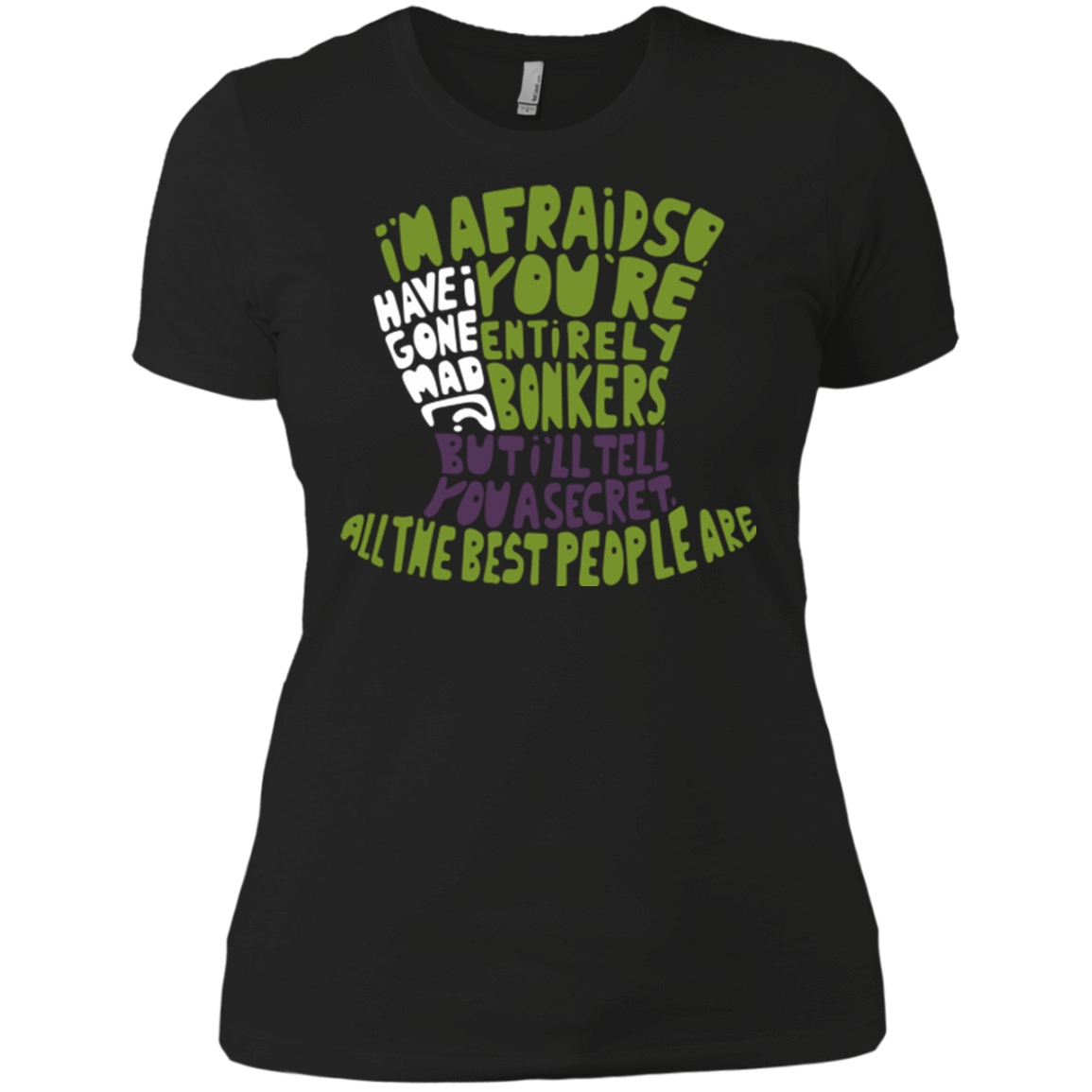 T-Shirts Black / X-Small MAD HATTER2 Women's Premium T-Shirt