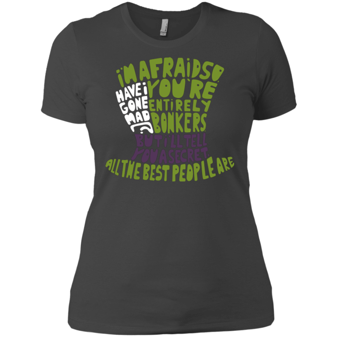 T-Shirts Heavy Metal / X-Small MAD HATTER2 Women's Premium T-Shirt