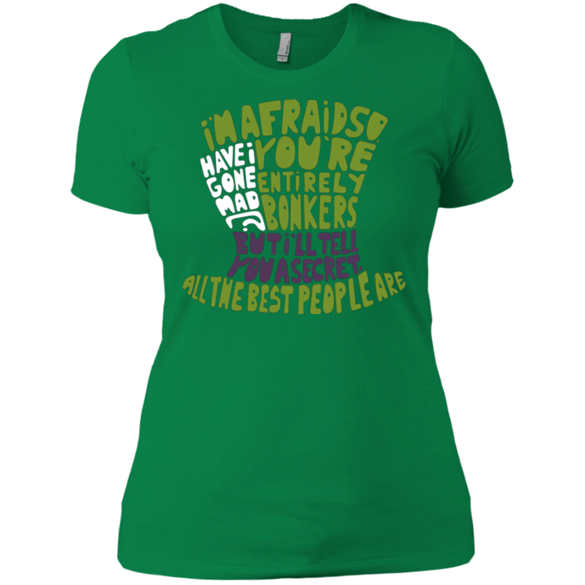 T-Shirts Kelly Green / X-Small MAD HATTER2 Women's Premium T-Shirt
