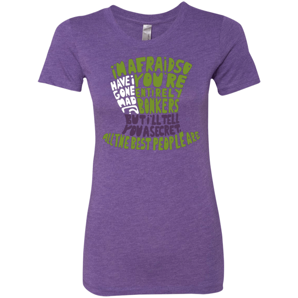 T-Shirts Purple Rush / Small MAD HATTER2 Women's Triblend T-Shirt