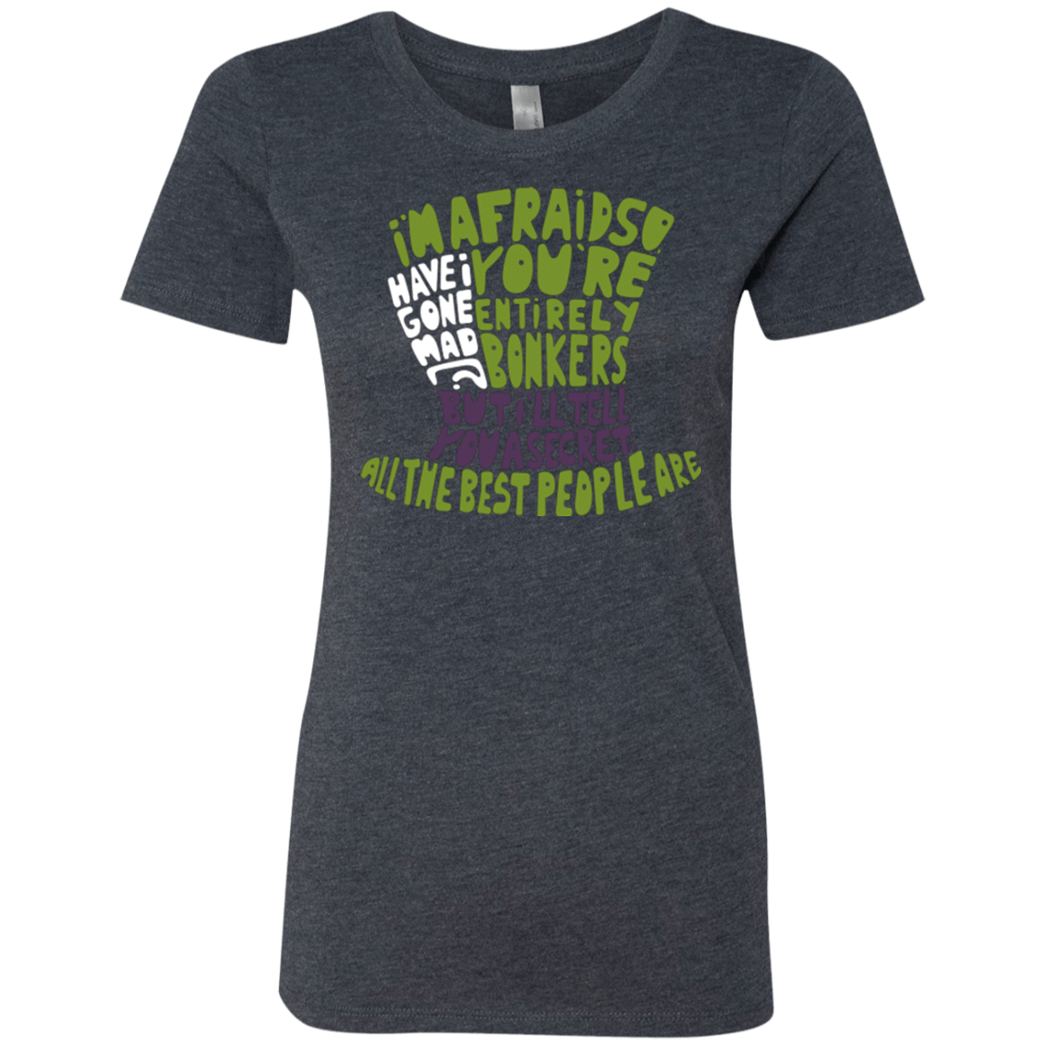 T-Shirts Vintage Navy / Small MAD HATTER2 Women's Triblend T-Shirt