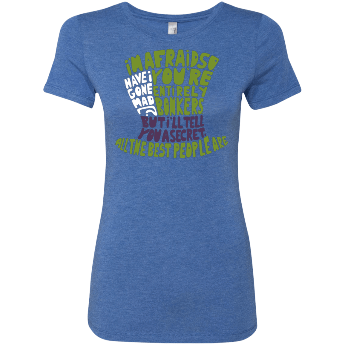 T-Shirts Vintage Royal / Small MAD HATTER2 Women's Triblend T-Shirt