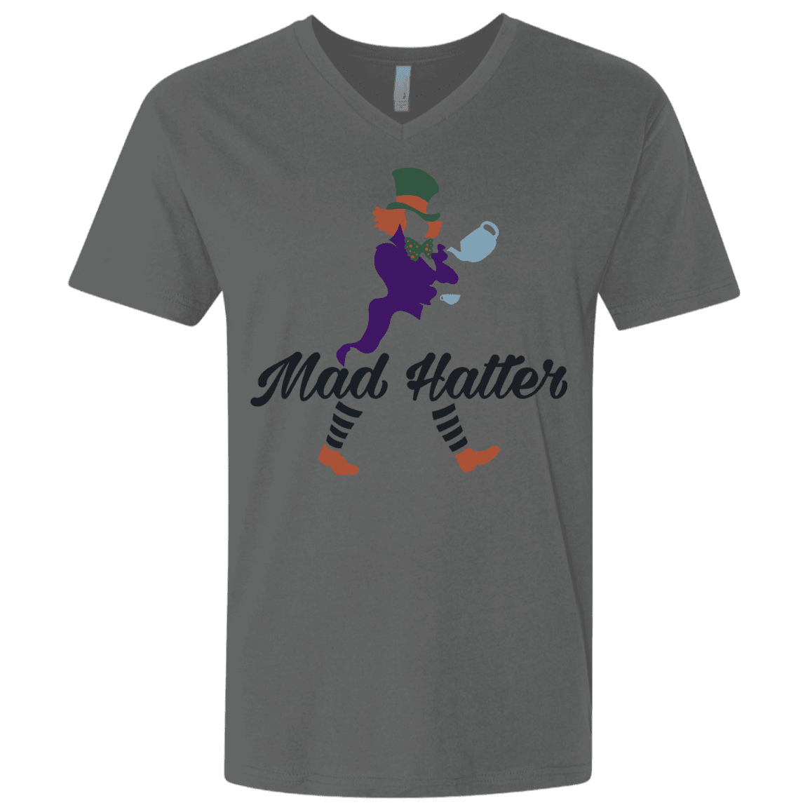 T-Shirts Heavy Metal / X-Small Mad Hattter Men's Premium V-Neck