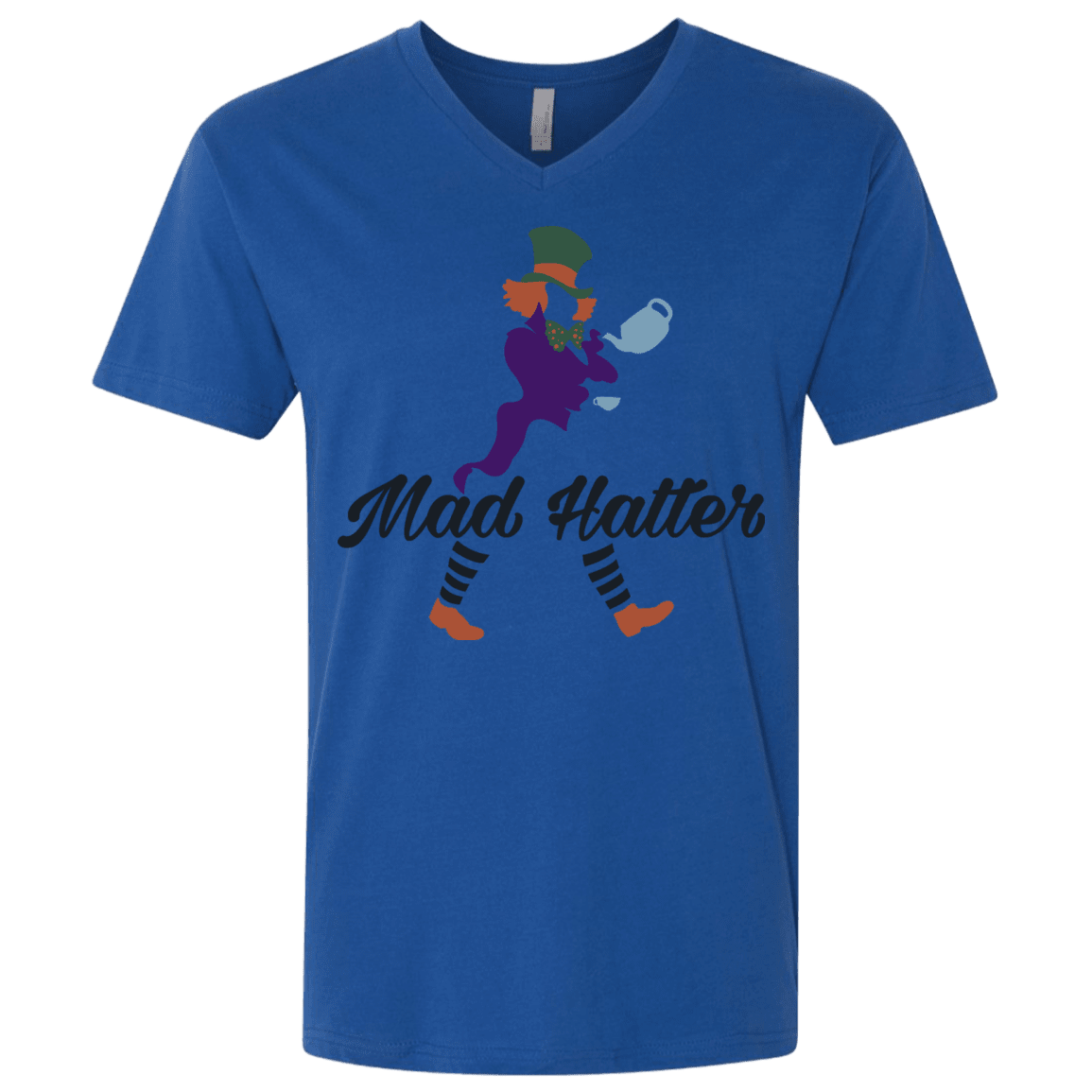 T-Shirts Royal / X-Small Mad Hattter Men's Premium V-Neck