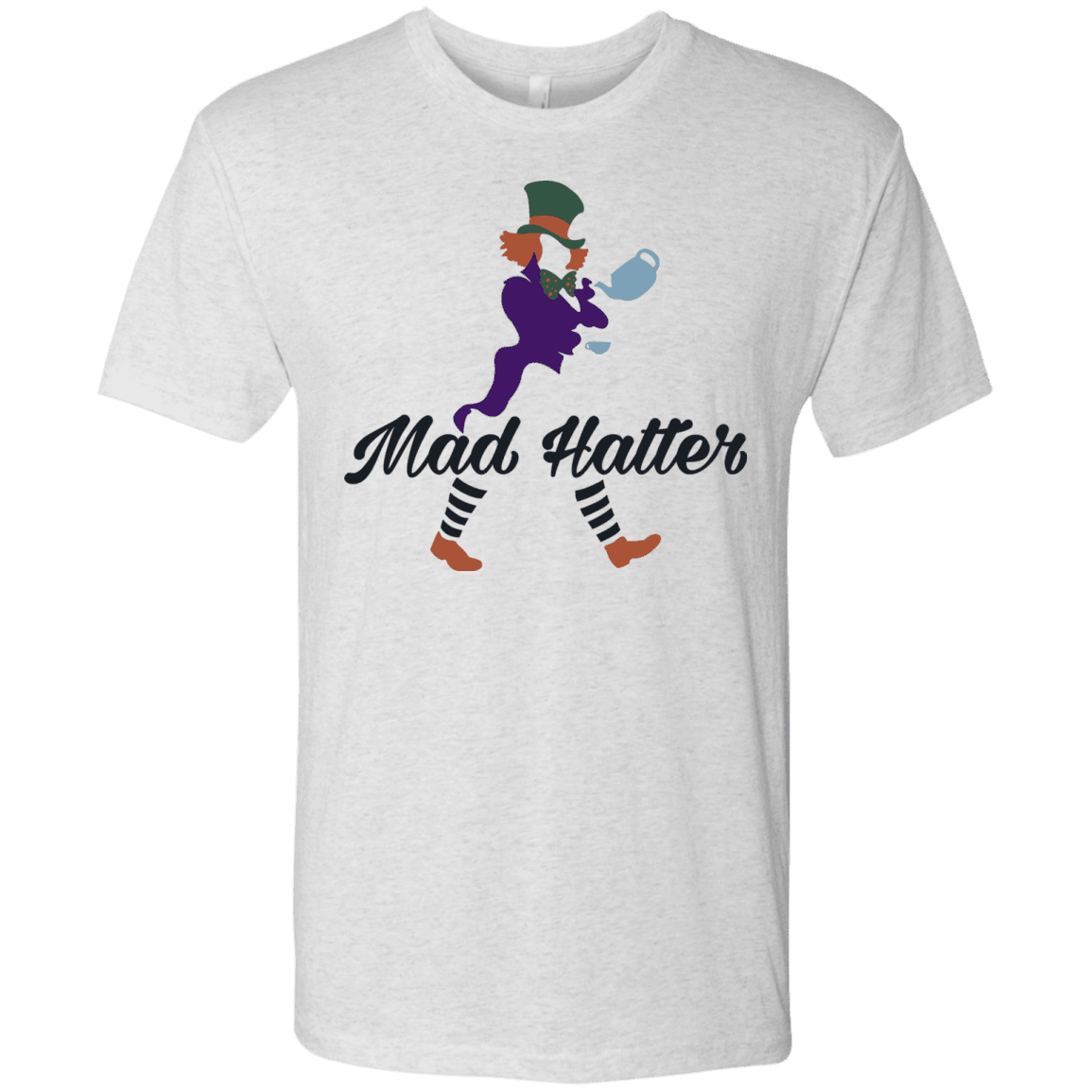 T-Shirts Heather White / Small Mad Hattter Men's Triblend T-Shirt