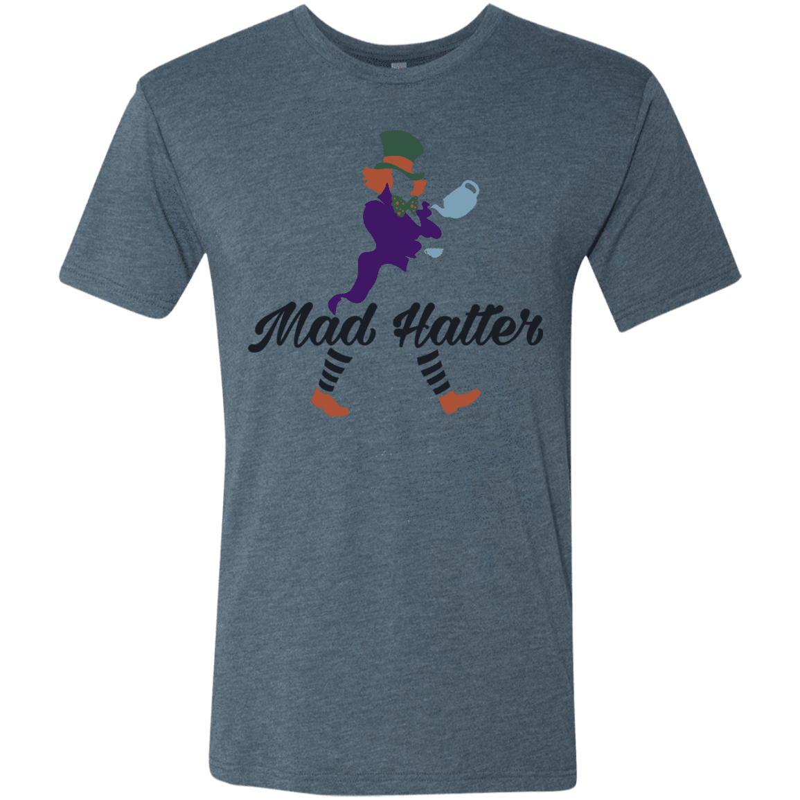 T-Shirts Indigo / Small Mad Hattter Men's Triblend T-Shirt