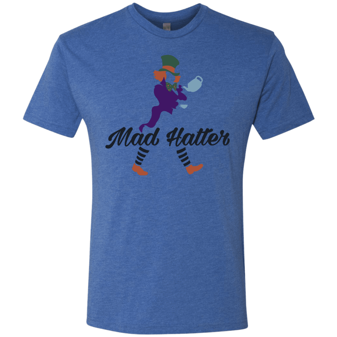 T-Shirts Vintage Royal / Small Mad Hattter Men's Triblend T-Shirt