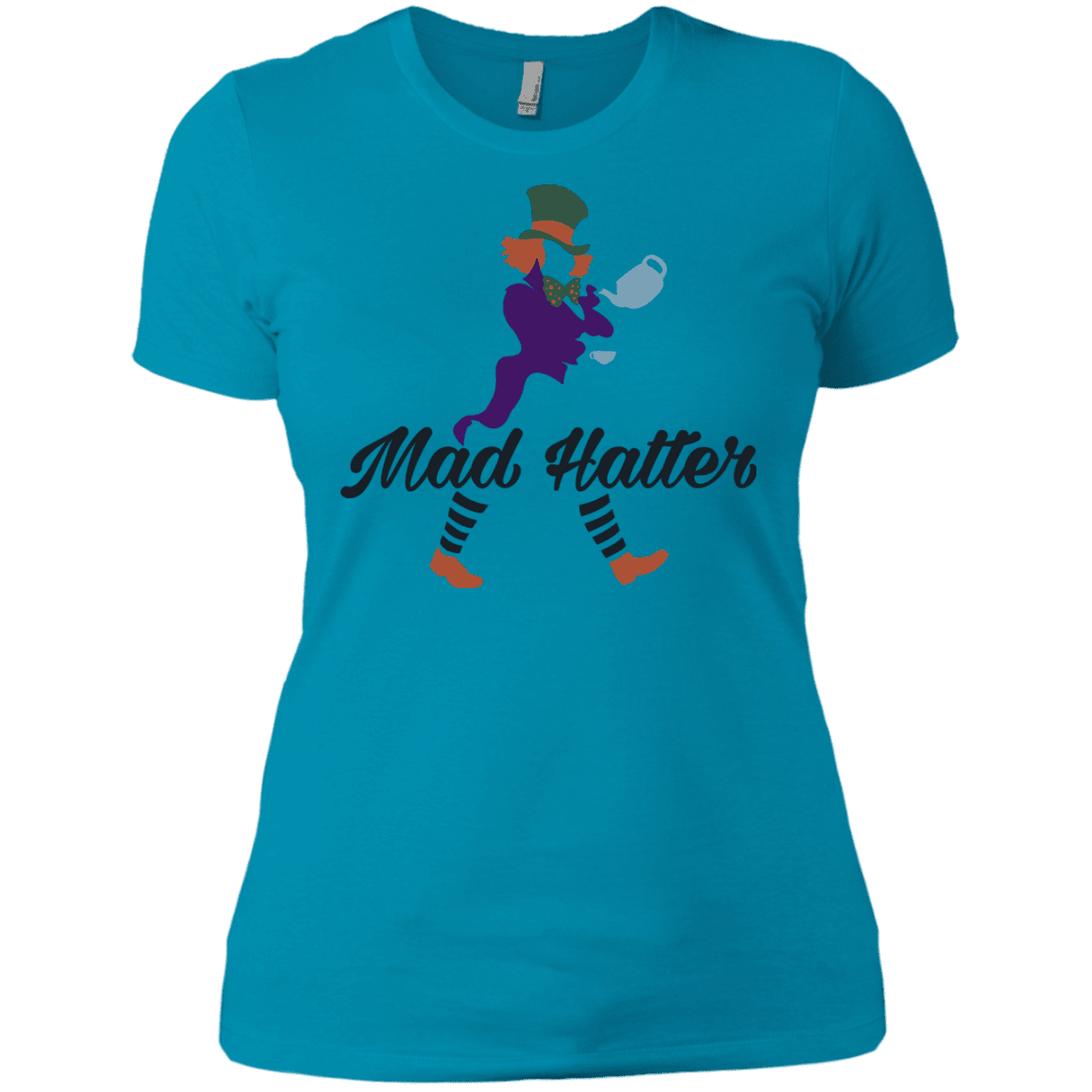 T-Shirts Turquoise / X-Small Mad Hattter Women's Premium T-Shirt
