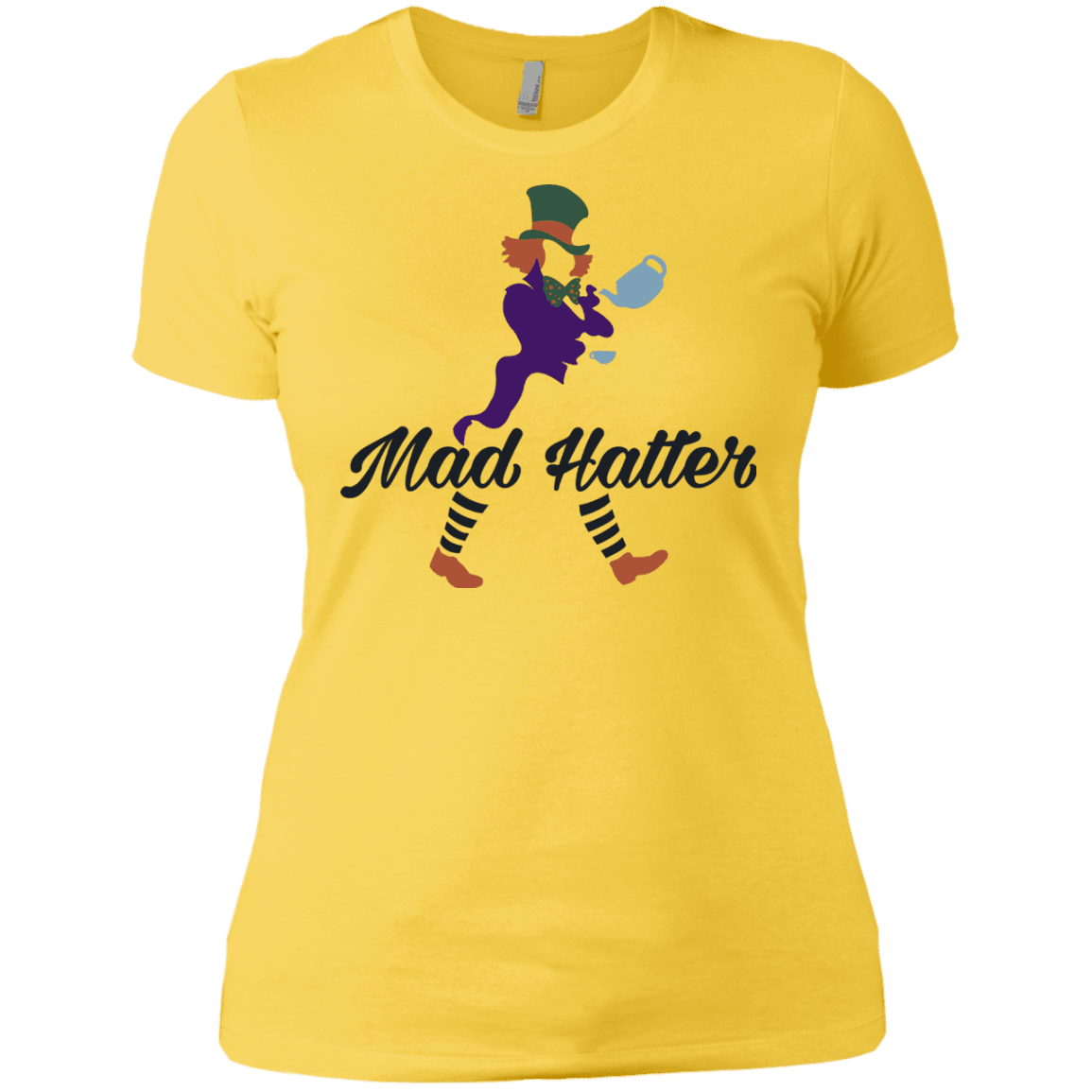 T-Shirts Vibrant Yellow / X-Small Mad Hattter Women's Premium T-Shirt