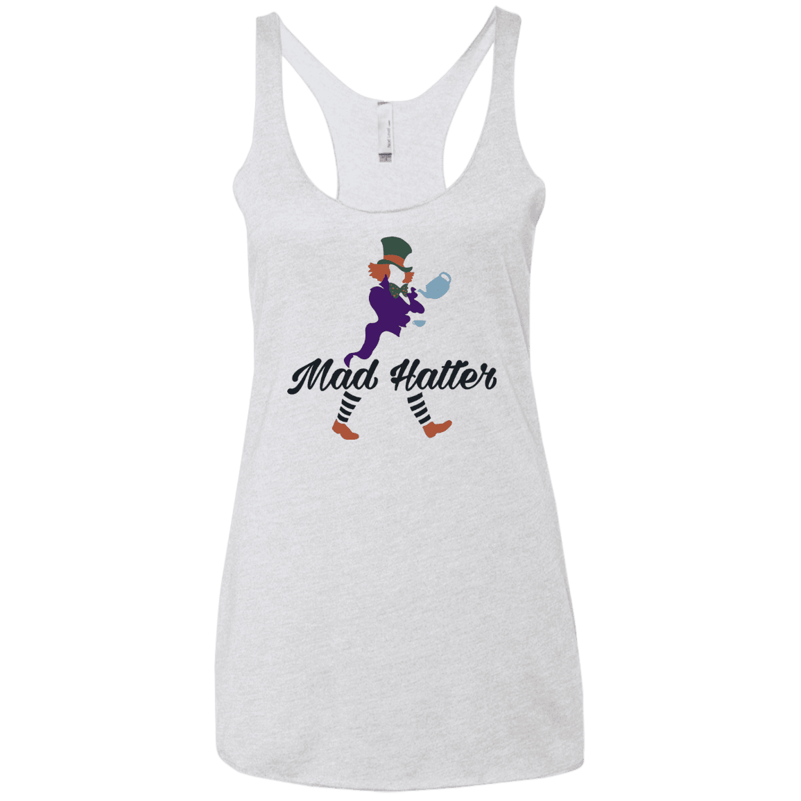 Mad Hattter Women's Triblend Racerback Tank