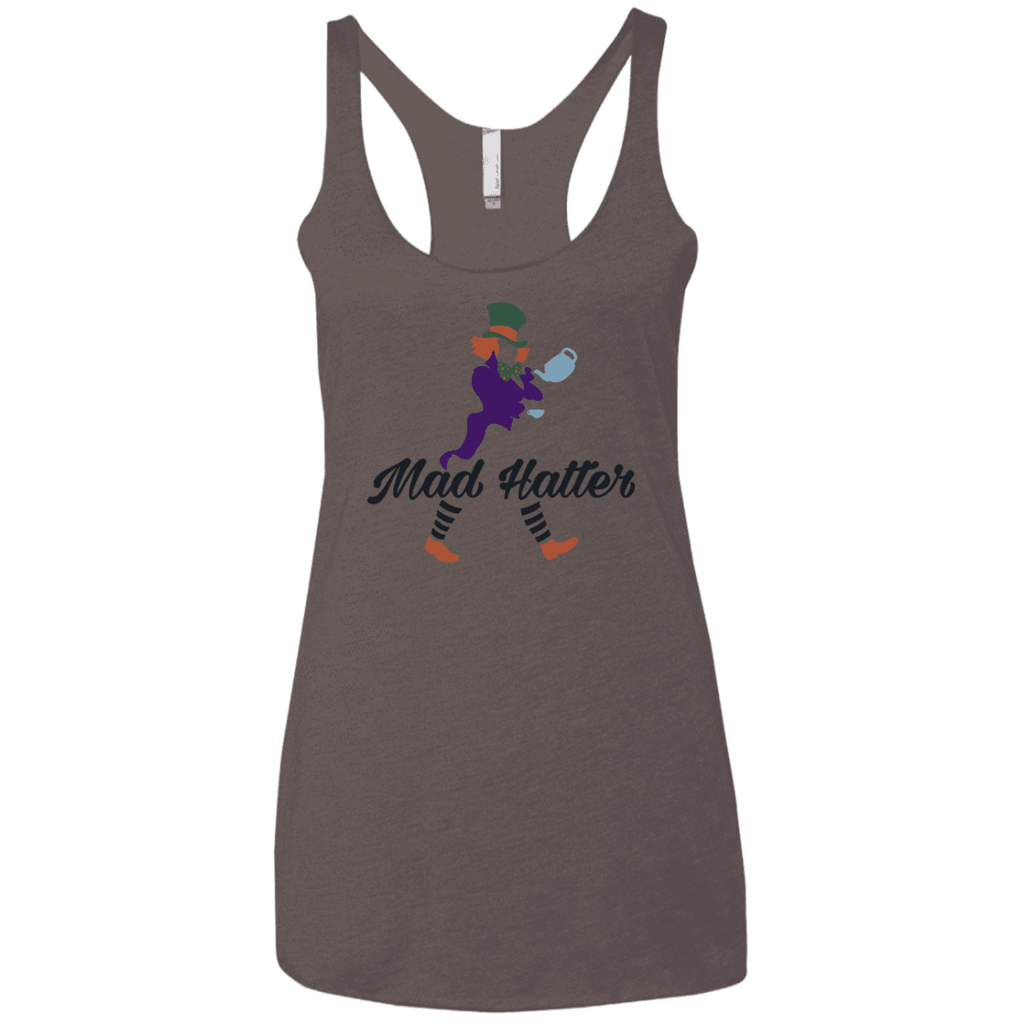 Mad Hattter Women's Triblend Racerback Tank
