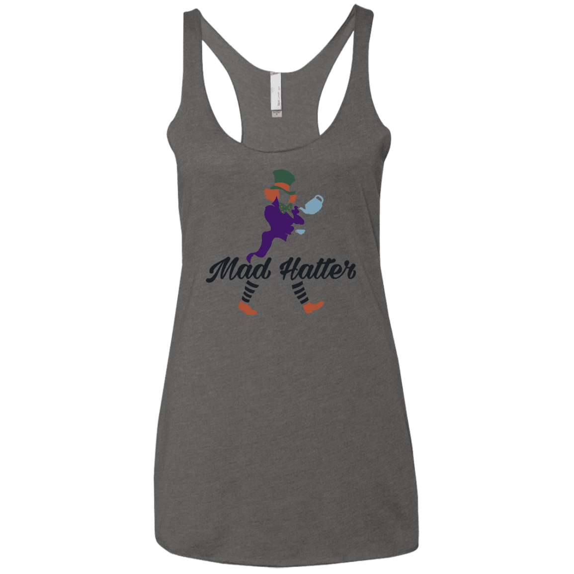 Mad Hattter Women's Triblend Racerback Tank