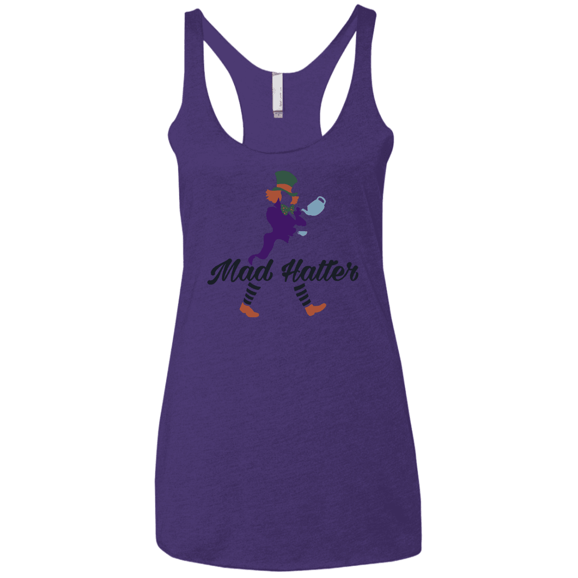 Mad Hattter Women's Triblend Racerback Tank