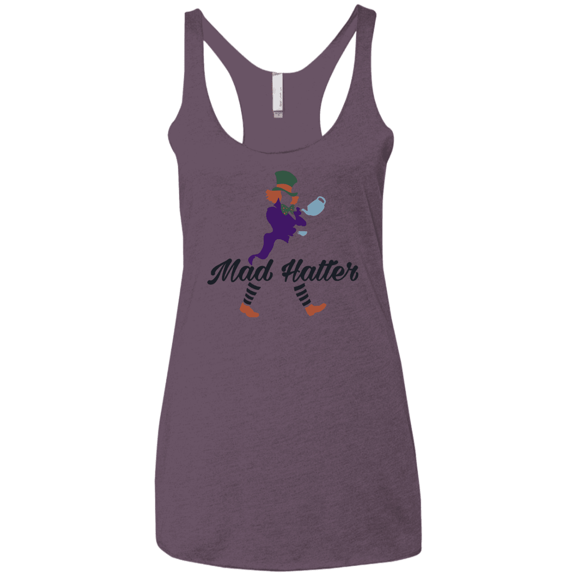 Mad Hattter Women's Triblend Racerback Tank