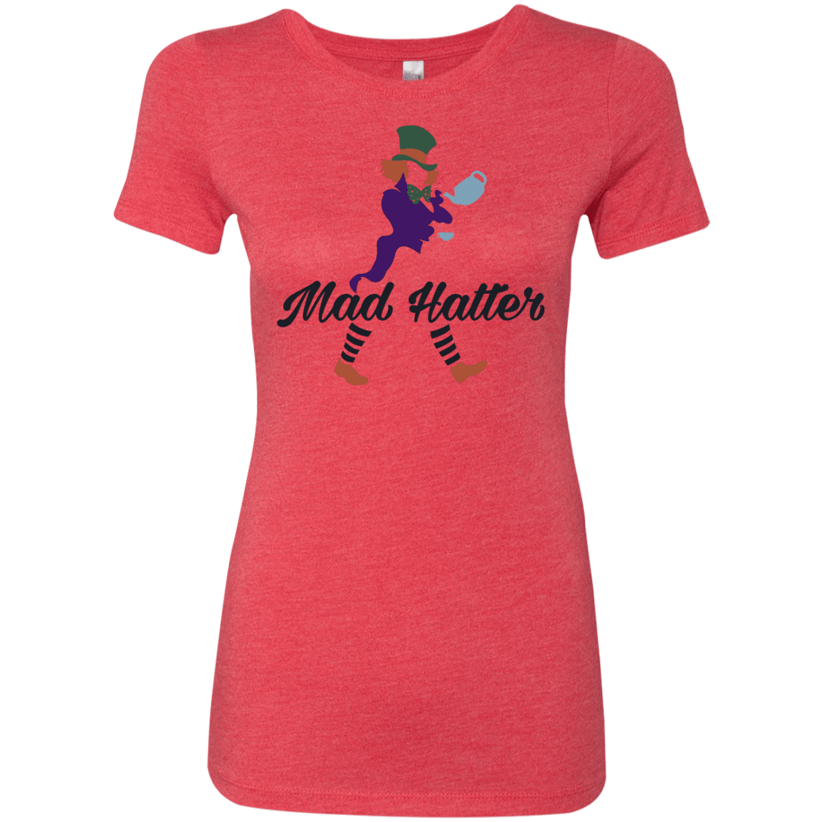 T-Shirts Vintage Red / Small Mad Hattter Women's Triblend T-Shirt