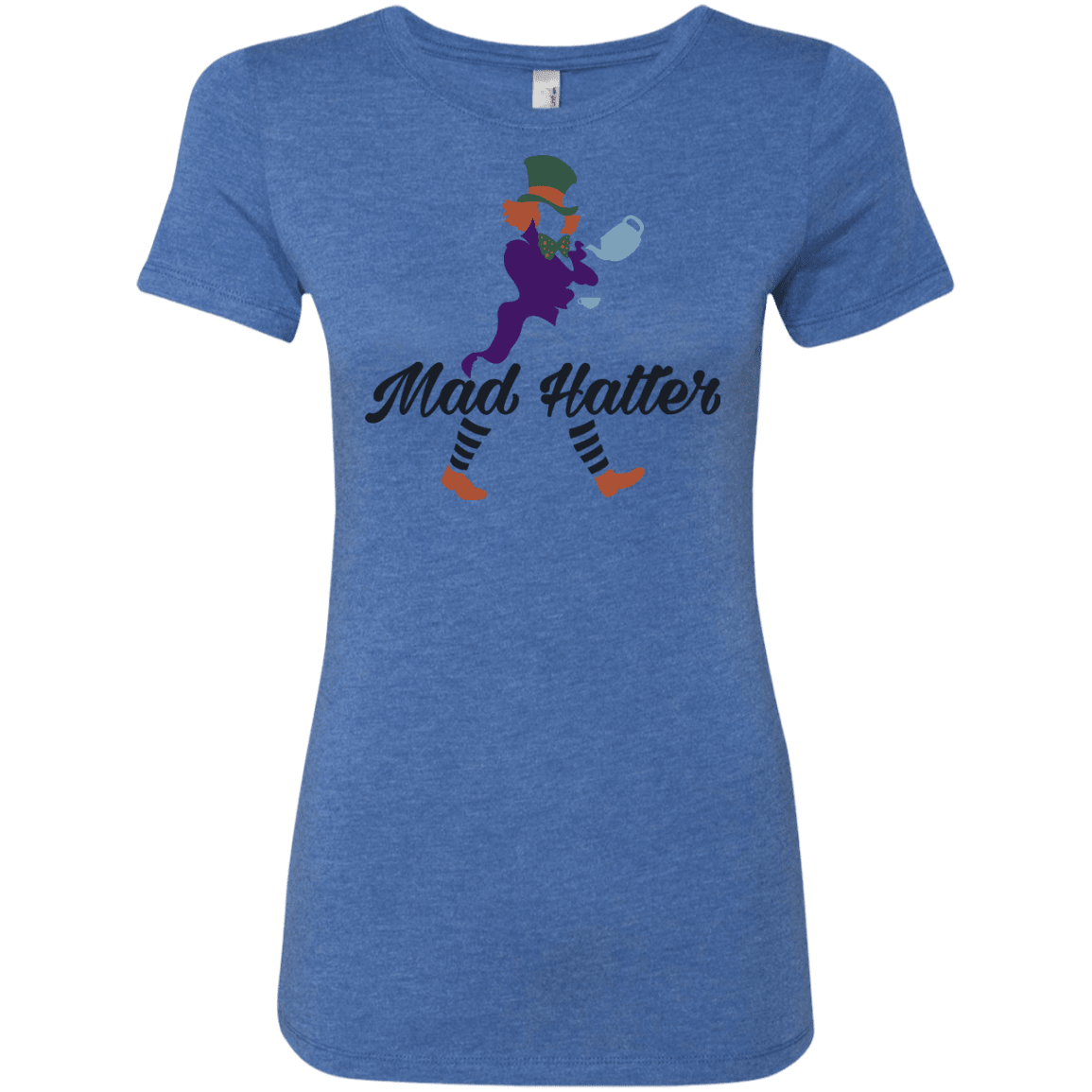 T-Shirts Vintage Royal / Small Mad Hattter Women's Triblend T-Shirt