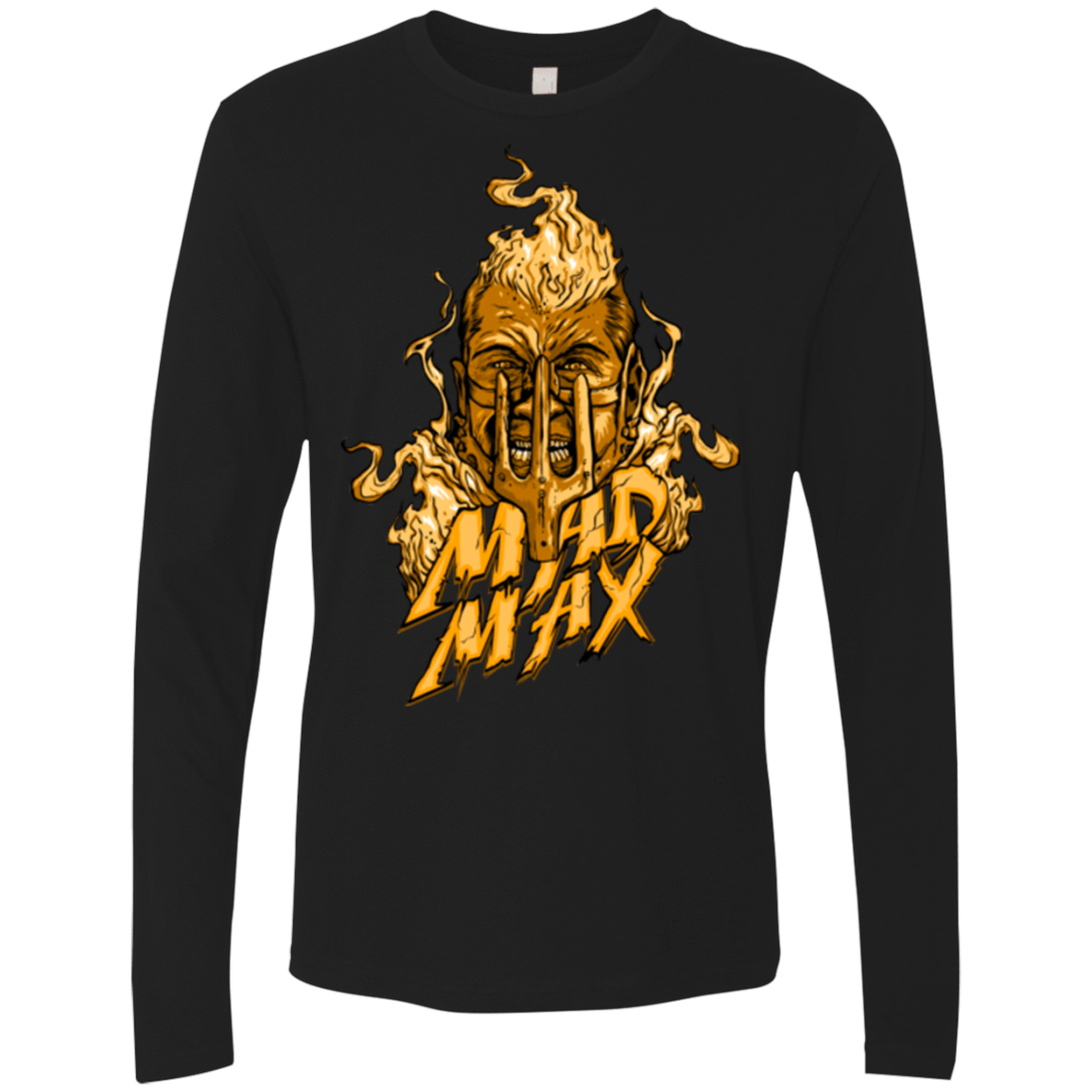 T-Shirts Black / Small Mad Head Men's Premium Long Sleeve