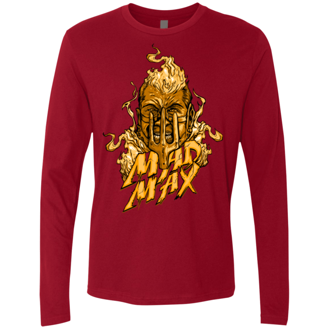 T-Shirts Cardinal / Small Mad Head Men's Premium Long Sleeve