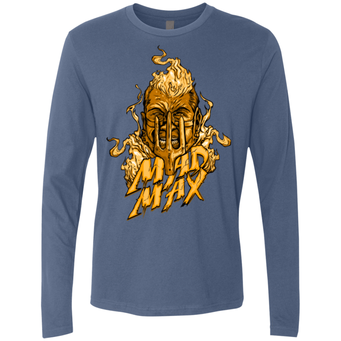 T-Shirts Indigo / Small Mad Head Men's Premium Long Sleeve