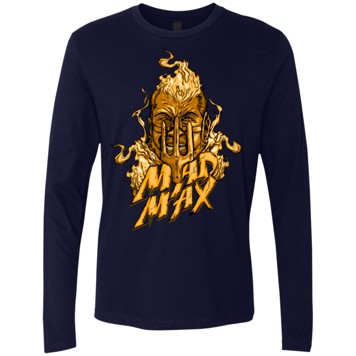 T-Shirts Midnight Navy / Small Mad Head Men's Premium Long Sleeve