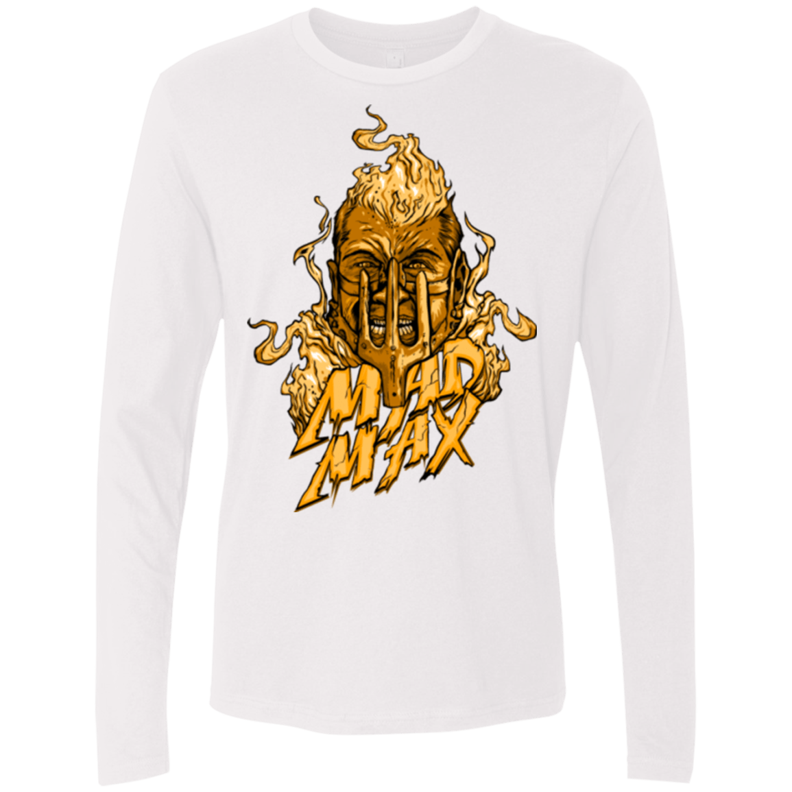 T-Shirts White / Small Mad Head Men's Premium Long Sleeve
