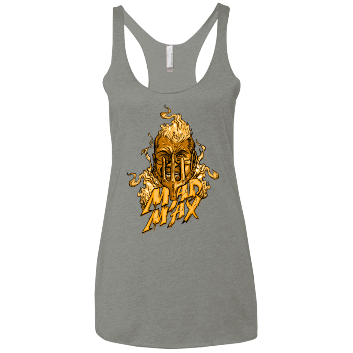 T-Shirts Venetian Grey / X-Small Mad Head Women's Triblend Racerback Tank