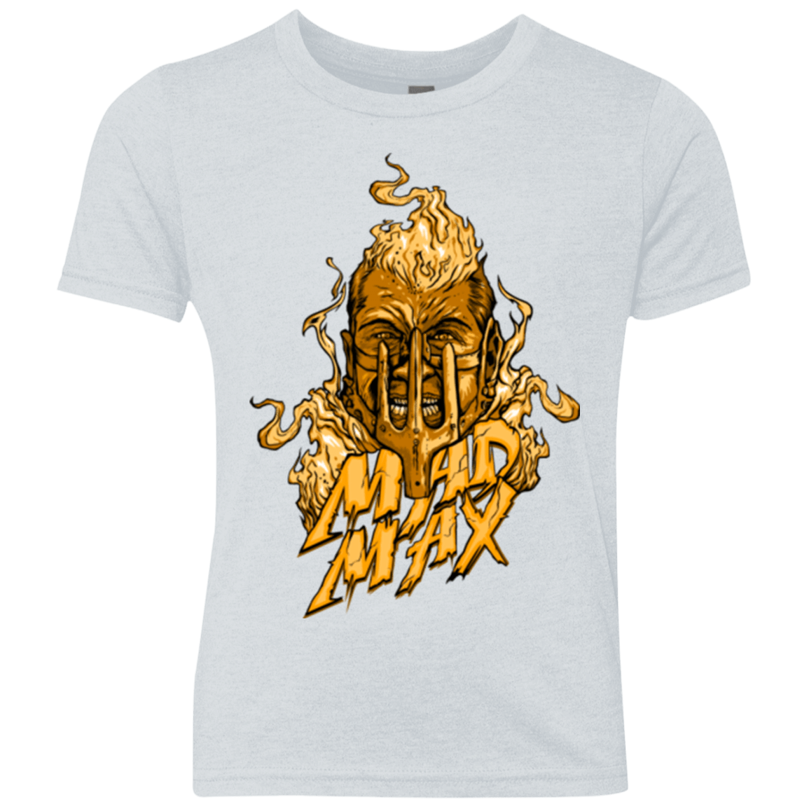 T-Shirts Heather White / YXS Mad Head Youth Triblend T-Shirt