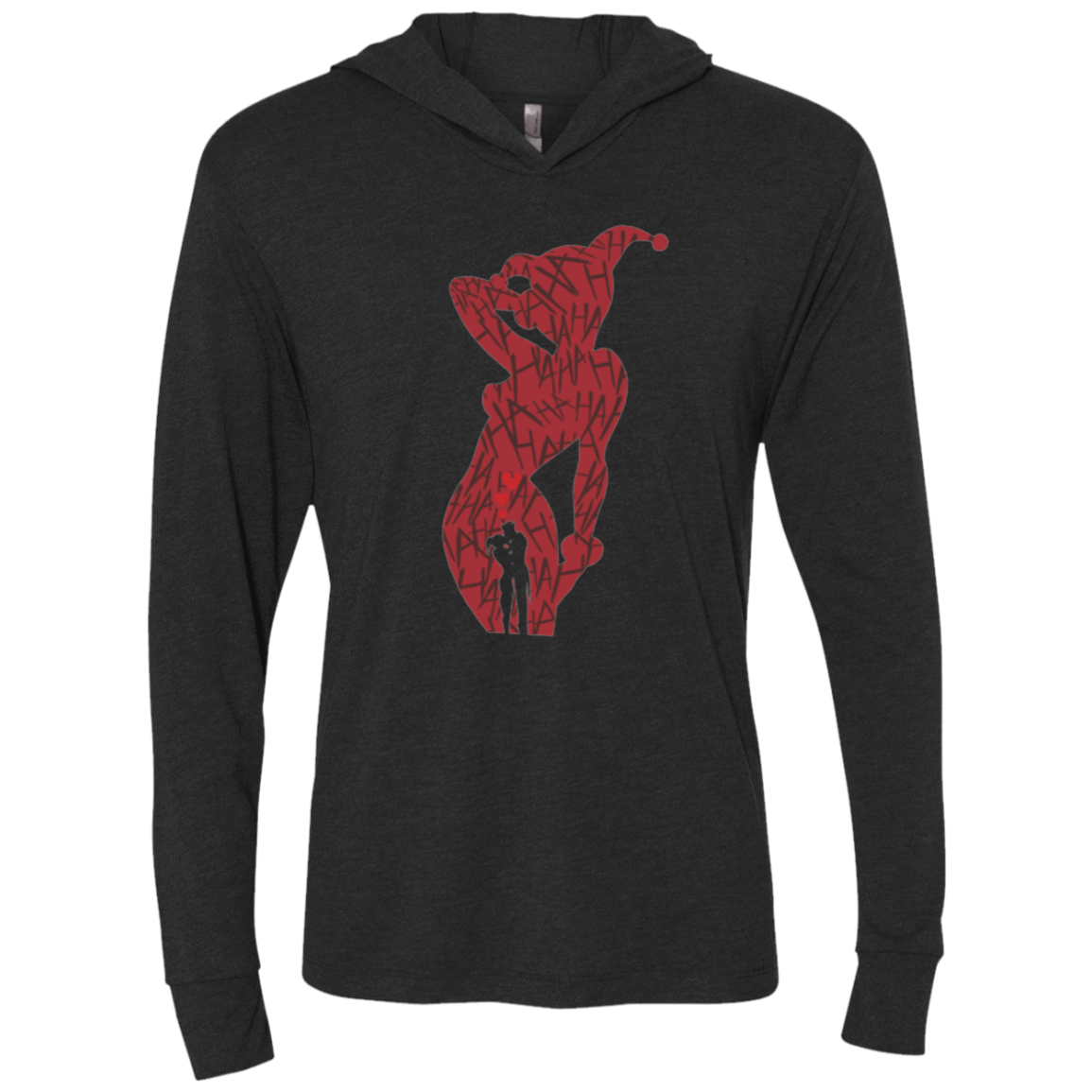 T-Shirts Vintage Black / X-Small Mad Love Triblend Long Sleeve Hoodie Tee