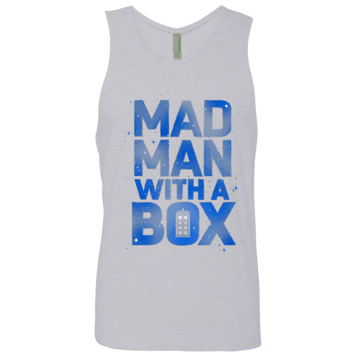 T-Shirts Heather Grey / Small Mad Man Box Men's Premium Tank Top