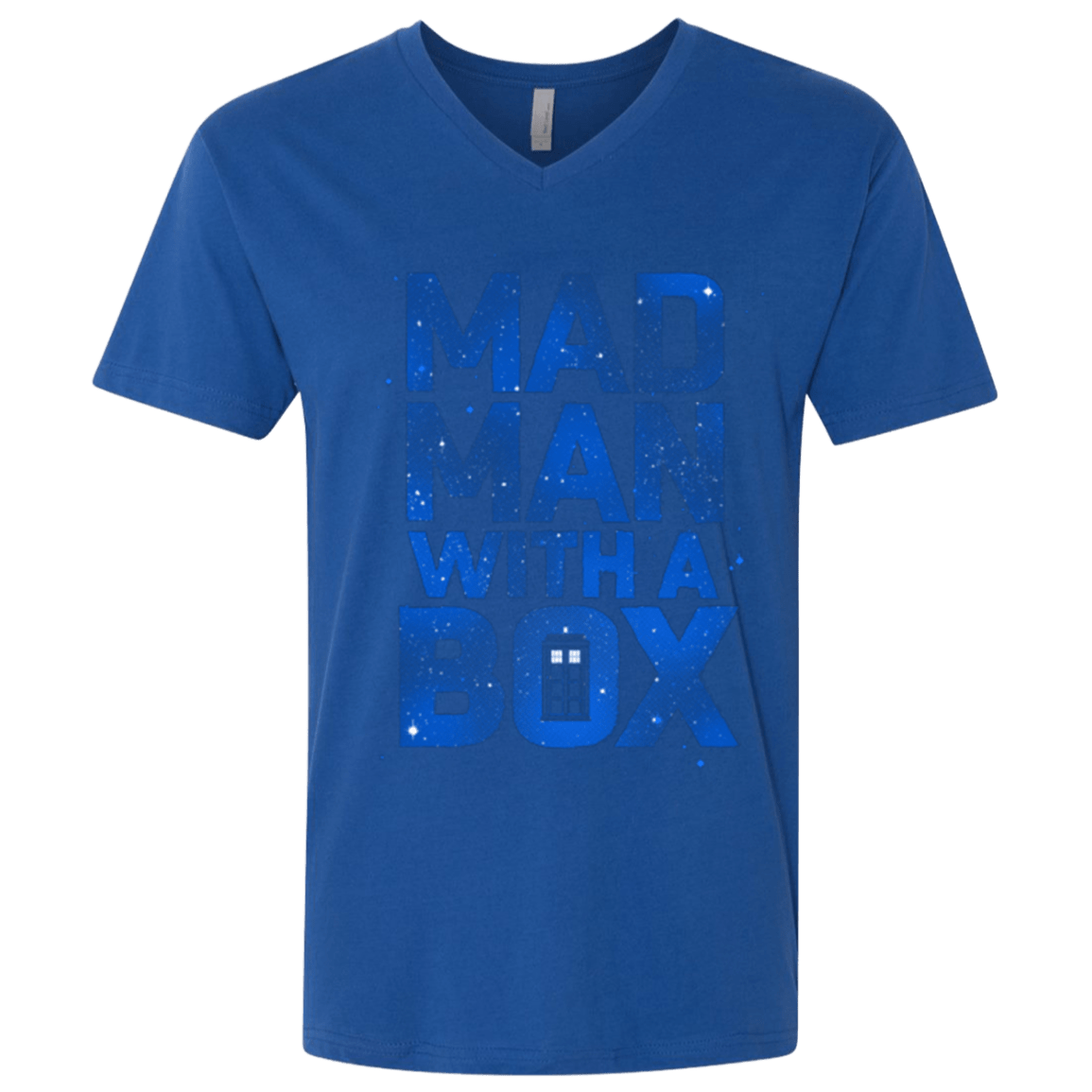 T-Shirts Royal / X-Small Mad Man Box Men's Premium V-Neck