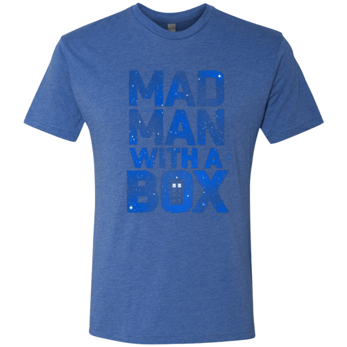 T-Shirts Vintage Royal / Small Mad Man Box Men's Triblend T-Shirt