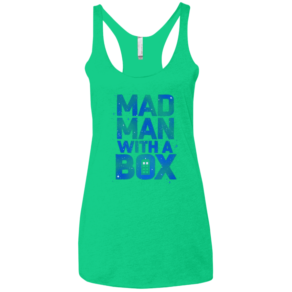 T-Shirts Envy / X-Small Mad Man Box Women's Triblend Racerback Tank