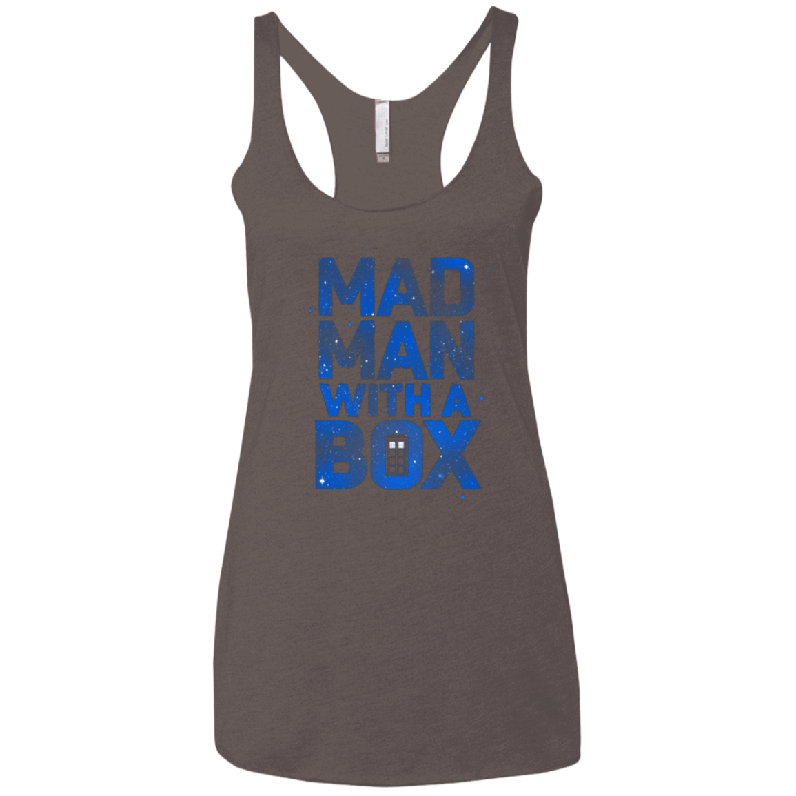 T-Shirts Macchiato / X-Small Mad Man Box Women's Triblend Racerback Tank